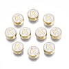 Alloy Enamel Beads X-ENAM-N052-006-01K-RS-1
