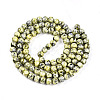 Baking Paint Glass Beads Strands DGLA-N003-8mm-A04-2