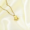 Ion Plating(IP) 304 Stainless Steel Pendant Necklace NJEW-K255-22G-2
