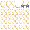 PandaHall Elite 50Pcs Brass Leverback Earring Findings KK-PH0006-08-1