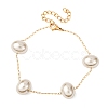 Acrylic Imitation Pearls Beasded Bracelets BJEW-F519-01G-4