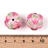 Fruit Round Resin Beads RESI-T059-03I-3