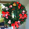 8Pcs 4 Colors Wool Felt Craft Christmas Bell DIY-NB0008-88-5