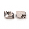 Tarnish Resistant 201 Stainless Steel Pendant Rhinestone Settings STAS-L244-43P-3