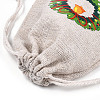 Christmas Cotton Cloth Storage Pouches ABAG-M004-02C-4