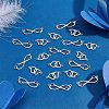 20Pcs 2 Styles 201 Stainless Steel Connector Charms FIND-HY0001-18-5