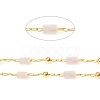 Handmade Natural Rose Quartz Beaded Chains CHC-E021-01D-1