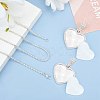 Alloy Rhinestone Pendant Necklaces NJEW-WH0008-01S-4