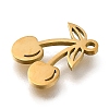 201 Stainless Steel Pendants STAS-R136-01G-06-2