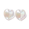 UV Plating Rainbow Iridescent Acrylic Pendants OACR-C003-08G-1