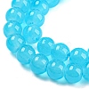 Baking Painted Imitation Jade Glass Round Bead Strands X-DGLA-Q021-6mm-06-4