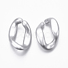 Spray Painted CCB Plastic Linking Rings CCB-R104-02B-03-2