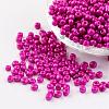 6/0 Baking Paint Glass Seed Beads X-SEED-S003-K21-1