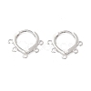 Brass Hoop Earring Findings KK-A172-31S-3