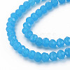 Glass Beads Strands EGLA-A034-J6mm-D09-3