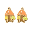 304 Stainless Steel Enamel Pendants STAS-R168-22G-04-1