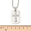 201 Stainless Steel Pendant Necklaces NJEW-D307-02P-B-3