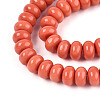Opaque Solid Color Glass Beads Strands X-GLAA-ZX008-8mm-18E-3