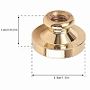 Wax Seal Brass Stamp Head AJEW-WH0209-593-7