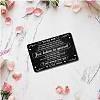 Rectangle 201 Stainless Steel Custom Blank Thermal Transfer Wallet Card DIY-WH0252-014-5