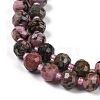 Natural Rhodonite Beads Strands G-H057-A12-01-4