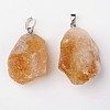 Natural Citrine Pendants X-G-G884-A01-1