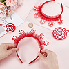 Cloth Lollipop Hair Bands for Women Girl OHAR-WH0021-89A-3
