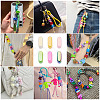 20Pcs UV Plating Opaque Acrylic European Beads OACR-TADJ0001-16I-6