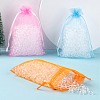 90Pcs 18 Style Organza Bags Jewellery Storage Pouches Wedding Favor Party Mesh Drawstring Gift OP-LS0001-05-6