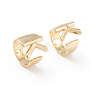 Brass Cuff Rings X-RJEW-L097-06K-1