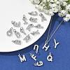 SHEGRACE Brass Micro Pave Clear Cubic Zirconia Pendants XGRQ29811-394P-5