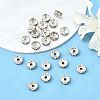 Brass Grade B Rhinestone Spacer Beads X-RSB038-B01-2