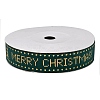 Flat Christmas Theme Polyester Grosgrain Ribbon OCOR-YWC0001-01A-03-2