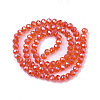 Electroplate Glass Beads Strands EGLA-A034-T8mm-A21-3