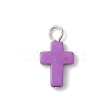 Dyed Synthetic Turquoise Pendants PALLOY-JF03687-3