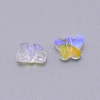 Transparent Electroplate Glass Beads GLAA-P037-02B-AB04-2