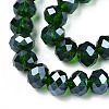 Electroplate Glass Beads Strands EGLA-A034-T1mm-A31-2