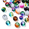 Mixed Style & Mixed Color Round Spray Painted Glass Beads DGLA-X0003-4mm-2