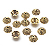 Tibetan Style Bead Caps GLF0652Y-NF-1