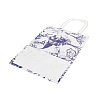Flower Print Paper Gift Bags with Handles TH-CBA170C-05-2