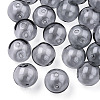 Transparent Blow High Borosilicate Glass Globe Beads X-GLAA-T003-09G-4