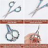 SUNNYCLUE Stainless Steel Manicure Scissors TOOL-SC0001-43-5