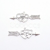 Valentine's Day Tibetan Style Alloy Links Connectors TIBE-WH0002-01AS-RS-1