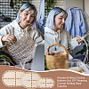 Wooden Crochet Basket Base TOOL-WH0051-16-5