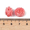 Synthetic Shell Dyed Carved Beads SHEL-U001-07-3
