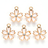 Alloy Enamel Pendants ENAM-S121-052B-2