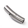 Tarnish Resistant Column 316 Surgical Stainless Steel Bayonet Clasps STAS-A021-3mm-3