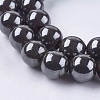 Magnetic Synthetic Hematite Beads Strands X-G-Q893-10mm-3