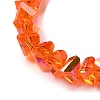 Transparent Glass Beads Strands EGLA-P061-04B-AB10-3