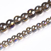 Electroplate Transparent Glass Beads Strands LS-GLAA-T032-T4mm-AB02-4